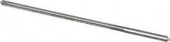 Made in USA - 0.119" High Speed Steel 4 Flute Chucking Reamer - Straight Flute, 0.112" Straight Shank, 7/8" Flute Length, 3-1/2" OAL - Exact Tooling