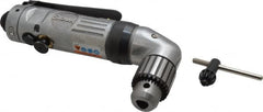 Sioux Tools - 3/8" Reversible Keyed Chuck - Right Angle Handle, 1,200 RPM, 10 CFM, 0.33 hp - Exact Tooling