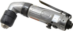 Sioux Tools - 3/8" Reversible Keyless Chuck - Right Angle Handle, 1,200 RPM, 10 CFM, 0.33 hp - Exact Tooling
