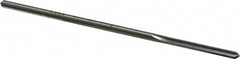 Made in USA - 0.131" High Speed Steel 4 Flute Chucking Reamer - Exact Tooling