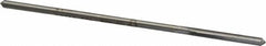 Made in USA - 0.132" High Speed Steel 4 Flute Chucking Reamer - Straight Flute, 0.119" Straight Shank, 7/8" Flute Length, 3-1/2" OAL - Exact Tooling