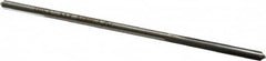 Made in USA - 0.139" High Speed Steel 4 Flute Chucking Reamer - Straight Flute, 0.135" Straight Shank, 1" Flute Length, 4" OAL - Exact Tooling