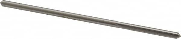 Made in USA - 0.15" High Speed Steel 4 Flute Chucking Reamer - Straight Flute, 0.143" Straight Shank, 1" Flute Length, 4" OAL - Exact Tooling