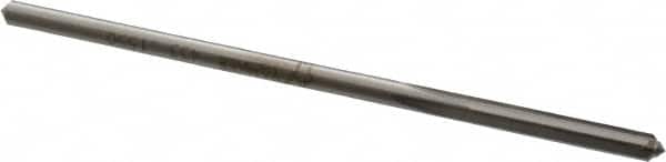 Made in USA - 0.155" High Speed Steel 4 Flute Chucking Reamer - Straight Flute, 0.146" Straight Shank, 1" Flute Length, 4" OAL - Exact Tooling