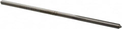 Made in USA - 0.155" High Speed Steel 4 Flute Chucking Reamer - Straight Flute, 0.146" Straight Shank, 1" Flute Length, 4" OAL - Exact Tooling