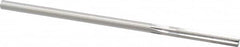 Made in USA - 0.2025" High Speed Steel 6 Flute Chucking Reamer - Straight Flute, 0.1945" Straight Shank, 1-1/4" Flute Length, 5" OAL - Exact Tooling