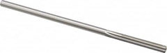 Made in USA - 0.2035" High Speed Steel 6 Flute Chucking Reamer - Straight Flute, 0.1945" Straight Shank, 1-1/4" Flute Length, 5" OAL - Exact Tooling