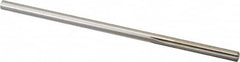 Made in USA - 0.2065" High Speed Steel 6 Flute Chucking Reamer - Straight Flute, 0.2016" Straight Shank, 1-1/4" Flute Length, 5" OAL - Exact Tooling