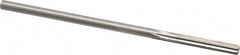 Made in USA - 0.207" High Speed Steel 6 Flute Chucking Reamer - Straight Flute, 0.2016" Straight Shank, 1-1/4" Flute Length, 5" OAL - Exact Tooling