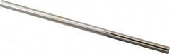 Made in USA - 0.2105" High Speed Steel 6 Flute Chucking Reamer - Straight Flute, 0.2016" Straight Shank, 1-1/4" Flute Length, 5" OAL - Exact Tooling