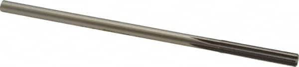 Made in USA - 0.218" High Speed Steel 6 Flute Chucking Reamer - Straight Flute, 0.2075" Straight Shank, 1-1/4" Flute Length, 5" OAL - Exact Tooling