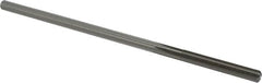 Made in USA - 0.233" High Speed Steel 6 Flute Chucking Reamer - Straight Flute, 0.2173" Straight Shank, 1-1/2" Flute Length, 6" OAL - Exact Tooling