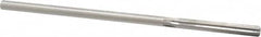 Made in USA - 0.2385" High Speed Steel 6 Flute Chucking Reamer - Straight Flute, 0.2329" Straight Shank, 1-1/2" Flute Length, 6" OAL - Exact Tooling