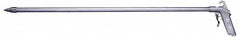 Guardair - 150 Max psi Whisper Jet Pistol Grip Blow Gun - 1/4 NPT, 6" Tube Length, Aluminum - Exact Tooling
