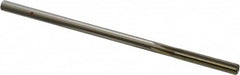 Made in USA - 0.258" High Speed Steel 6 Flute Chucking Reamer - Straight Flute, 1/4" Straight Shank, 1-1/2" Flute Length, 6" OAL - Exact Tooling