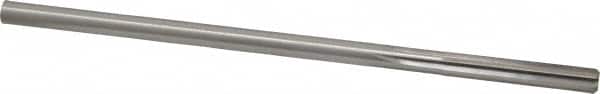 Made in USA - 0.2615" High Speed Steel 6 Flute Chucking Reamer - Straight Flute, 1/4" Straight Shank, 1-1/2" Flute Length, 6" OAL - Exact Tooling