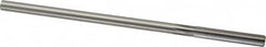 Made in USA - 0.269" High Speed Steel 6 Flute Chucking Reamer - Straight Flute, 1/4" Straight Shank, 1-1/2" Flute Length, 6" OAL - Exact Tooling