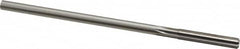 Made in USA - 0.271" High Speed Steel 6 Flute Chucking Reamer - Straight Flute, 1/4" Straight Shank, 1-1/2" Flute Length, 6" OAL - Exact Tooling