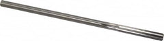 Made in USA - 0.2715" High Speed Steel 6 Flute Chucking Reamer - Straight Flute, 1/4" Straight Shank, 1-1/2" Flute Length, 6" OAL - Exact Tooling