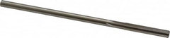 Made in USA - 0.274" High Speed Steel 6 Flute Chucking Reamer - Straight Flute, 1/4" Straight Shank, 1-1/2" Flute Length, 6" OAL - Exact Tooling