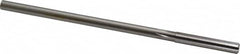 Made in USA - 0.275" High Speed Steel 6 Flute Chucking Reamer - Straight Flute, 1/4" Straight Shank, 1-1/2" Flute Length, 6" OAL - Exact Tooling