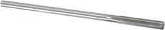 Made in USA - 0.2775" High Speed Steel 6 Flute Chucking Reamer - Straight Flute, 1/4" Straight Shank, 1-1/2" Flute Length, 6" OAL - Exact Tooling