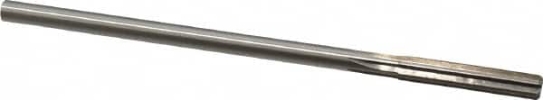 Made in USA - 0.2805" High Speed Steel 6 Flute Chucking Reamer - Straight Flute, 1/4" Straight Shank, 1-1/2" Flute Length, 6" OAL - Exact Tooling