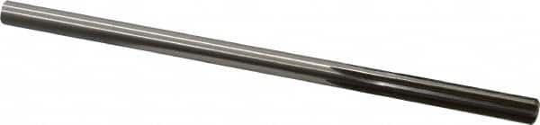 Made in USA - 0.2835" High Speed Steel 6 Flute Chucking Reamer - Straight Flute, 1/4" Straight Shank, 1-1/2" Flute Length, 6" OAL - Exact Tooling