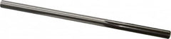 Made in USA - 0.2835" High Speed Steel 6 Flute Chucking Reamer - Straight Flute, 1/4" Straight Shank, 1-1/2" Flute Length, 6" OAL - Exact Tooling