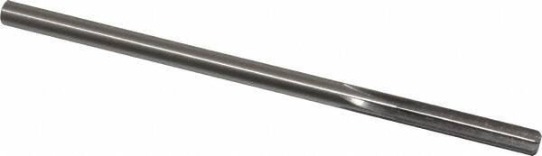 Made in USA - 0.285" High Speed Steel 6 Flute Chucking Reamer - Straight Flute, 1/4" Straight Shank, 1-1/2" Flute Length, 6" OAL - Exact Tooling