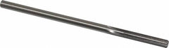 Made in USA - 0.285" High Speed Steel 6 Flute Chucking Reamer - Straight Flute, 1/4" Straight Shank, 1-1/2" Flute Length, 6" OAL - Exact Tooling