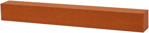 Norton - 6" Long x 3/4" Wide x 3/4" Thick, Aluminum Oxide Sharpening Stone - Square, Fine Grade - Exact Tooling