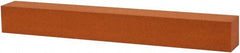 Norton - 6" Long x 3/4" Wide x 3/4" Thick, Aluminum Oxide Sharpening Stone - Square, Fine Grade - Exact Tooling
