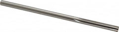 Made in USA - 0.287" High Speed Steel 6 Flute Chucking Reamer - Straight Flute, 1/4" Straight Shank, 1-1/2" Flute Length, 6" OAL - Exact Tooling