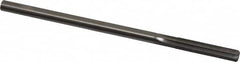 Made in USA - 0.296" High Speed Steel 6 Flute Chucking Reamer - Straight Flute, 0.2792" Straight Shank, 1-1/2" Flute Length, 6" OAL - Exact Tooling