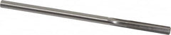 Made in USA - 19/64" High Speed Steel 6 Flute Chucking Reamer - Straight Flute, 0.2792" Straight Shank, 1-1/2" Flute Length, 6" OAL - Exact Tooling
