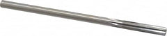Made in USA - 0.298" High Speed Steel 6 Flute Chucking Reamer - Straight Flute, 0.2792" Straight Shank, 1-1/2" Flute Length, 6" OAL - Exact Tooling