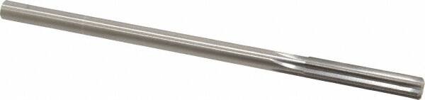 Made in USA - 0.3055" High Speed Steel 6 Flute Chucking Reamer - Straight Flute, 0.2792" Straight Shank, 1-1/2" Flute Length, 6" OAL - Exact Tooling