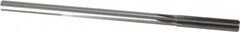 Made in USA - 0.318" High Speed Steel 6 Flute Chucking Reamer - Straight Flute, 0.2792" Straight Shank, 1-1/2" Flute Length, 6" OAL - Exact Tooling