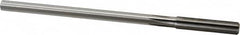 Made in USA - 0.32" High Speed Steel 6 Flute Chucking Reamer - Straight Flute, 0.2792" Straight Shank, 1-1/2" Flute Length, 6" OAL - Exact Tooling