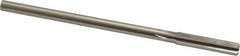Made in USA - 0.326" High Speed Steel 6 Flute Chucking Reamer - Straight Flute, 0.2792" Straight Shank, 1-1/2" Flute Length, 6" OAL - Exact Tooling
