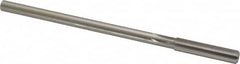 Made in USA - 0.331" High Speed Steel 6 Flute Chucking Reamer - Straight Flute, 0.2792" Straight Shank, 1-1/2" Flute Length, 6" OAL - Exact Tooling