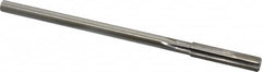 Made in USA - 0.336" High Speed Steel 6 Flute Chucking Reamer - Straight Flute, 0.2792" Straight Shank, 1-1/2" Flute Length, 6" OAL - Exact Tooling