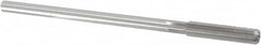 Made in USA - 0.337" High Speed Steel 6 Flute Chucking Reamer - Straight Flute, 0.2792" Straight Shank, 1-1/2" Flute Length, 6" OAL - Exact Tooling