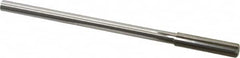 Made in USA - 0.341" High Speed Steel 6 Flute Chucking Reamer - Straight Flute, 0.2792" Straight Shank, 1-1/2" Flute Length, 6" OAL - Exact Tooling