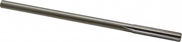 Made in USA - 11/32" High Speed Steel 6 Flute Chucking Reamer - Straight Flute, 0.2792" Straight Shank, 1-1/2" Flute Length, 6" OAL - Exact Tooling