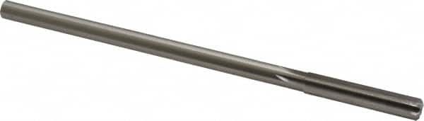 Made in USA - 0.345" High Speed Steel 6 Flute Chucking Reamer - Exact Tooling
