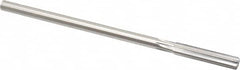 Made in USA - 0.352" High Speed Steel 6 Flute Chucking Reamer - Straight Flute, 0.3105" Straight Shank, 1-3/4" Flute Length, 7" OAL - Exact Tooling