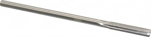 Made in USA - 0.354" High Speed Steel 6 Flute Chucking Reamer - Straight Flute, 0.3105" Straight Shank, 1-3/4" Flute Length, 7" OAL - Exact Tooling