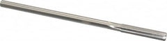 Made in USA - 0.354" High Speed Steel 6 Flute Chucking Reamer - Straight Flute, 0.3105" Straight Shank, 1-3/4" Flute Length, 7" OAL - Exact Tooling